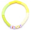Katsuki armband love - Geel