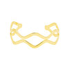 Bangle armband waves - Goud