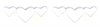 Oorknopjes hearts stainless steel - Zilver