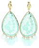 Oorbellen festival dreams - druppel - Mint