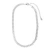 Ketting chevron - zilver