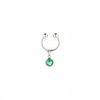 Earcuff strass - Zilver/Groen