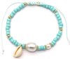Bracelet shelly -Blue