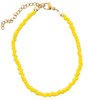 Armband glass beads - Geel