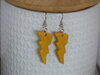 Handmade bliksem oorbellen - Sparkling buttercup