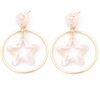 Oorbellen stary - Goud