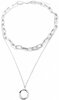 Ketting dubble chain- Zilver