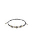 Armband daisy - Zwart/grijs