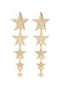 Oorbellen Shooting stars - Goud