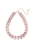 Ketting glamour - Goud/Roze