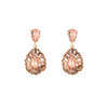 Oorbellen Crystal party - Roze