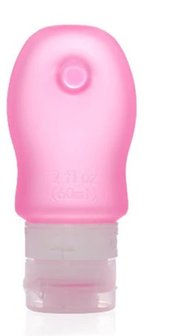 silicone reisflesje roze 60 ML