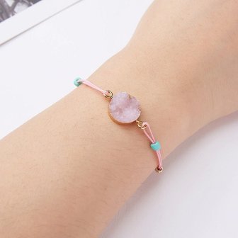 Giftcard met armband - Roze