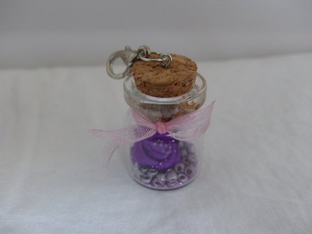 Flower jar charm 