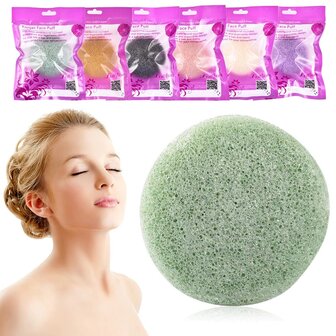 Konjac face puff