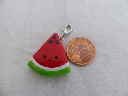 Handmade watermelon slice bedel - groot