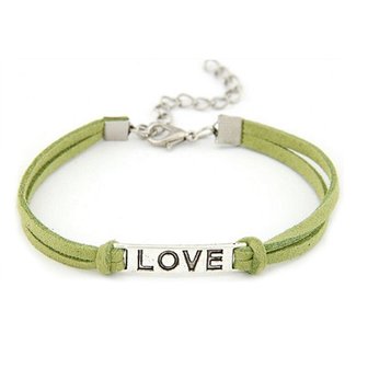 Armband love - groen