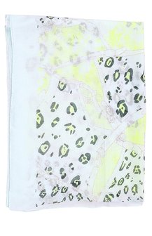 Sjaal luipaard print glitter - Geel