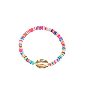 Armband summer gold shell - Multi