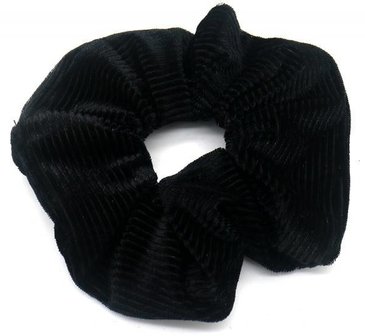 Scrunchie black velvet