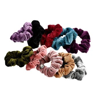 Scrunchie set velvet (5 stuks)