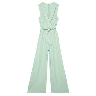 Jumpsuit pastel groen - Maat L