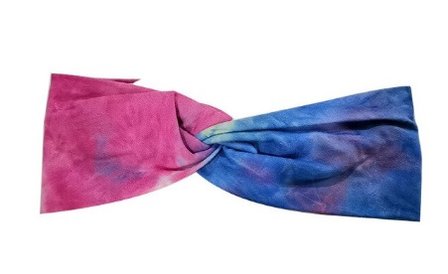 Haarband - Twisted tye die dark