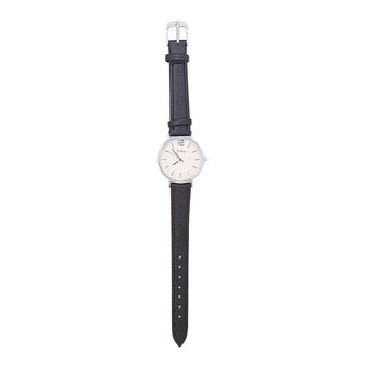 Horloge little time - Zwart/Zilver