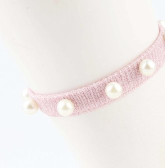 Sokken Pearls and glitter - Roze