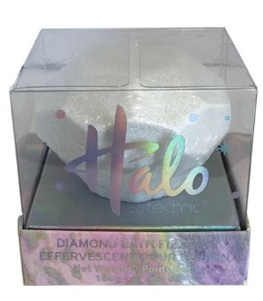 Halo diamond shiny bath fizzer