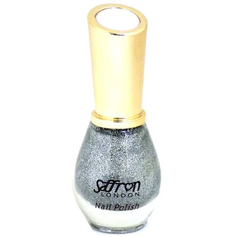 Saffron nagellak - 63 Silver glitter