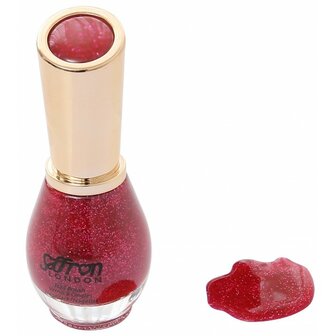 Saffron nagellak - 62 Magenta glitter