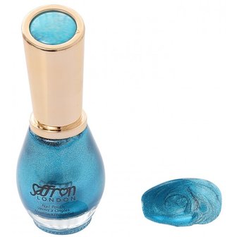 Saffron nagellak - 54 Blue speckle