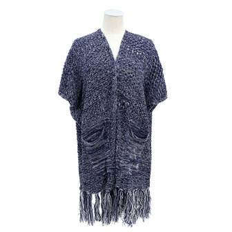 Vest tassels - Blauw