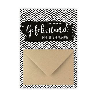 Geldkaart - Gefeliciteerd