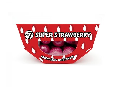 W7 Super strawberry bath bombs