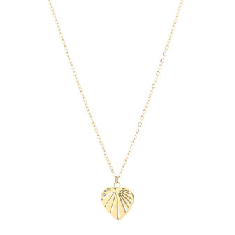 Ketting heart - goud