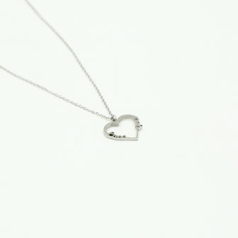 Ketting love you - Zilver