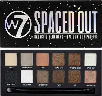 W7 Spaced out oogschaduw palette