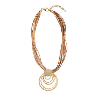 Ketting &#039;Circles&#039; - Goud