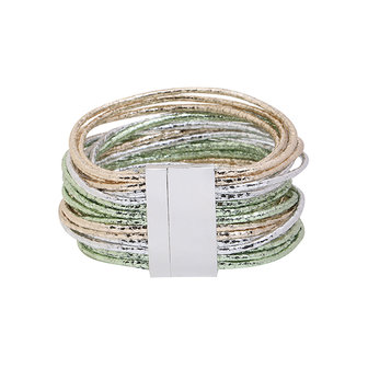 Armband glam - Groen