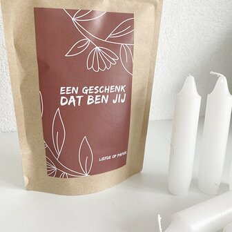 Kaarsen kadoset - Een geschenk