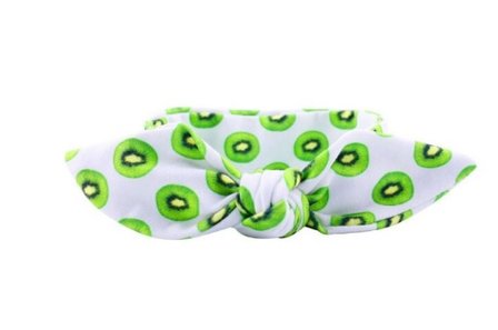 Baby/kinder knoop haarband Kiwi