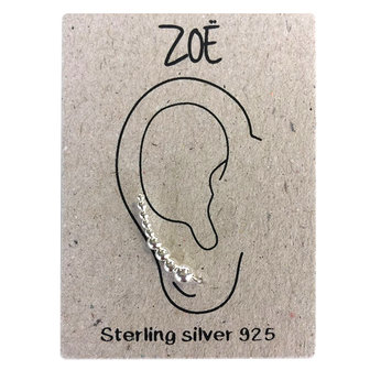 Sterling silver oorbellen dots