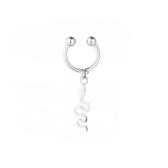 Earcuff snake - Zilver