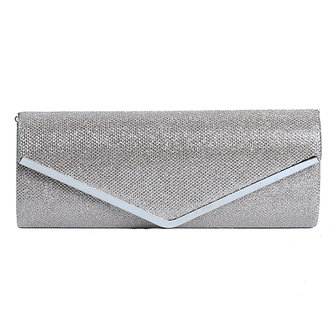 Gala tasje/clutch Big V - Champagne