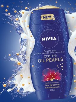 Nivea douchecr&eacute;me oilpearls - Kersenbloesem