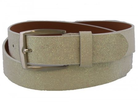 Riem glitter - Zilver