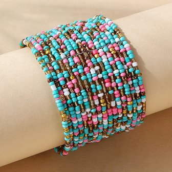 Armband boho pastel 