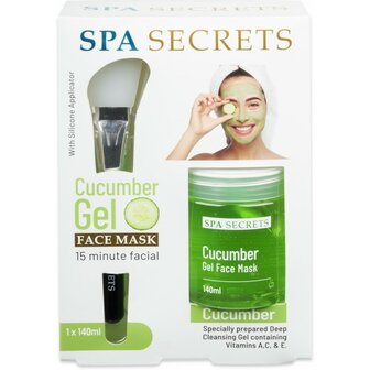 Spa Secrets cucumber face mask